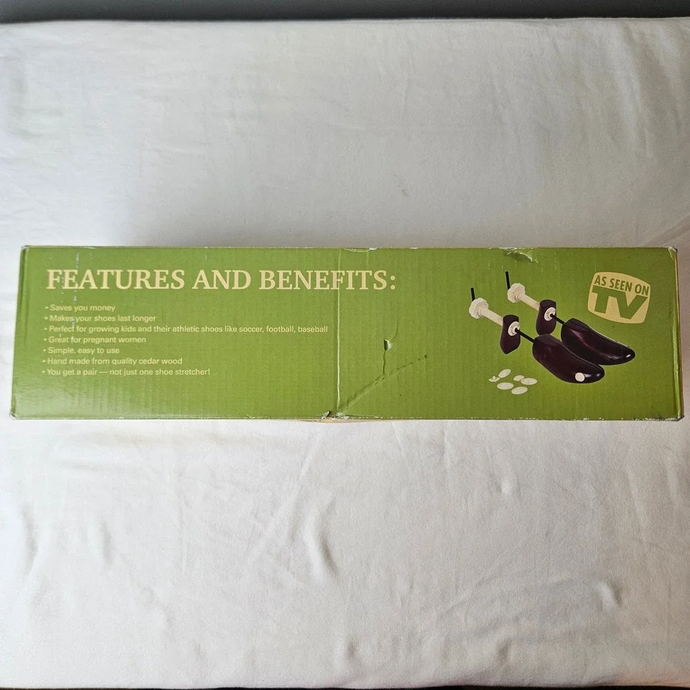Comfy Puppy Cedar Two Way Shoe Stretcher Pair Women Size 9-11 with 8 Relief Pods